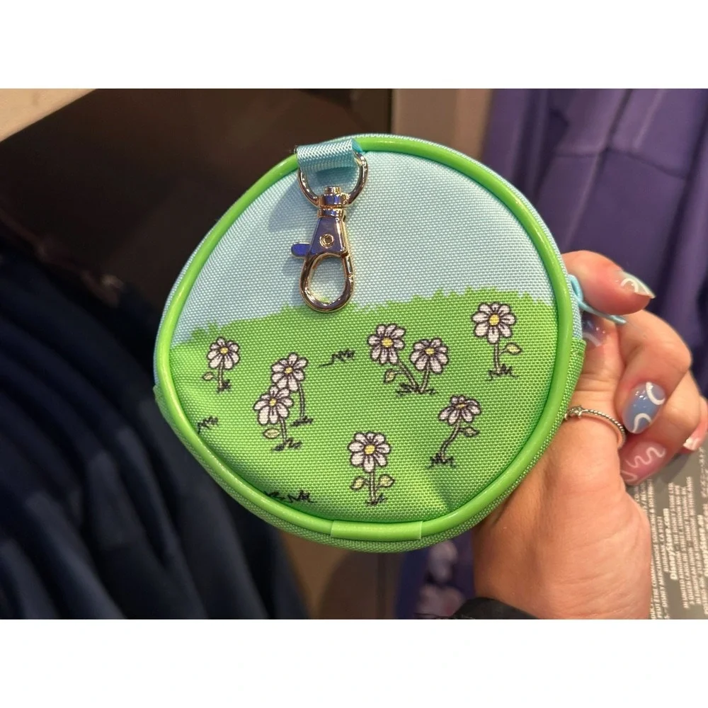 Disney Winnie the Pooh Tigger Eeyore Coin Purse Zip Pouch with Clip